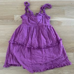 Purple Ruffle Dress Urban Outfitters Size Small
